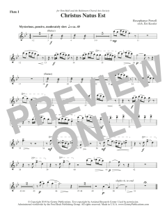 Christus Natus Est von Rosephanye Powell (Download) 