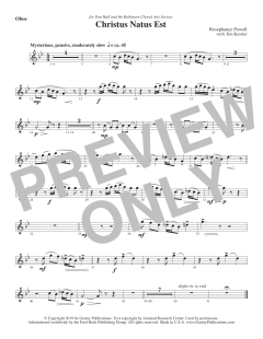 Christus Natus Est von Rosephanye Powell (Download) 