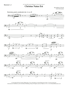 Christus Natus Est von Rosephanye Powell (Download) 