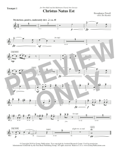 Christus Natus Est von Rosephanye Powell (Download) 