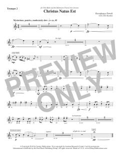 Christus Natus Est von Rosephanye Powell (Download) 