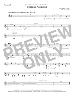 Christus Natus Est von Rosephanye Powell (Download) 