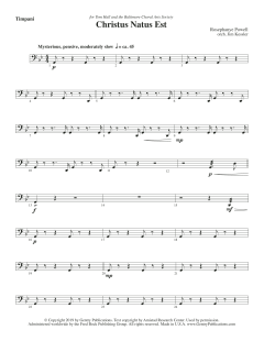 Christus Natus Est von Rosephanye Powell (Download) 