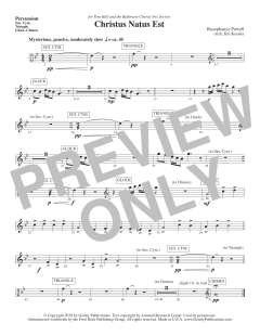 Christus Natus Est von Rosephanye Powell (Download) 