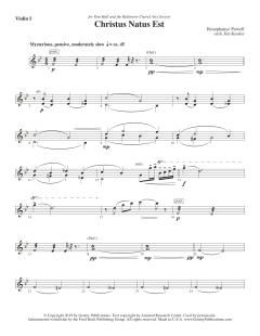 Christus Natus Est von Rosephanye Powell (Download) 