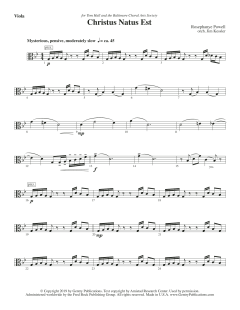 Christus Natus Est von Rosephanye Powell (Download) 