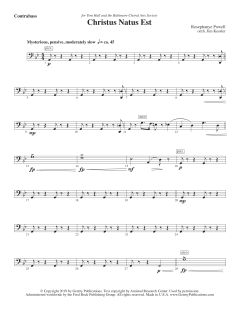 Christus Natus Est von Rosephanye Powell (Download) 