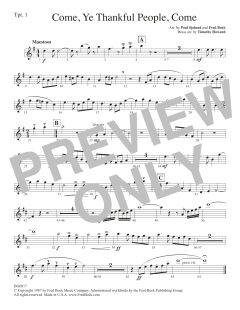 Come, Ye Thankful People, Come von George J. Elvey (Download) 