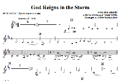 God Reigns In The Storm von Steve Cook (Download) 