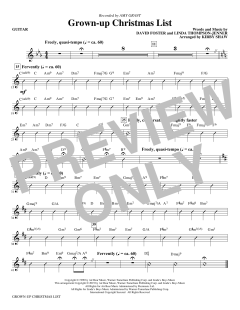 Grown-Up Christmas List (arr. Kirby Shaw) von Amy Grant (Download) 