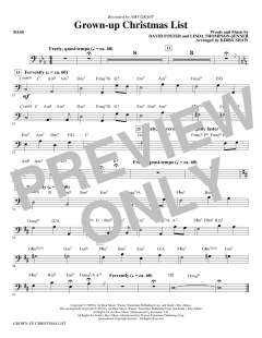 Grown-Up Christmas List (arr. Kirby Shaw) von Amy Grant (Download) 