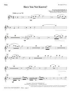 Have You Not Known? von Heather Sorenson (Download) 