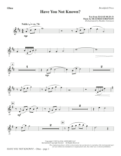 Have You Not Known? von Heather Sorenson (Download) 