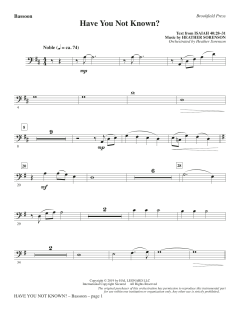 Have You Not Known? von Heather Sorenson (Download) 