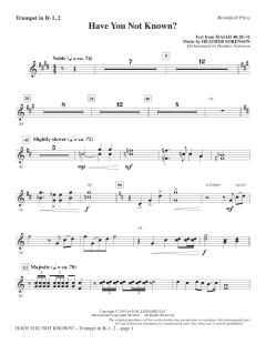 Have You Not Known? von Heather Sorenson (Download) 