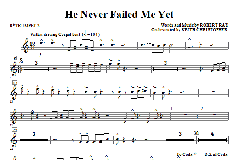 He Never Failed Me Yet von Robert Ray (Download) 
