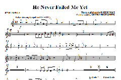 He Never Failed Me Yet von Robert Ray (Download) 