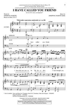 I Have Called You Friend von Joseph M. Martin (Download) 