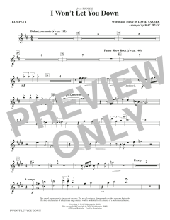 I Won't Let You Down von David Yazbek (Download) 