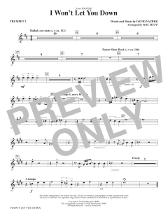 I Won't Let You Down von David Yazbek (Download) 