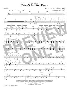 I Won't Let You Down von David Yazbek (Download) 