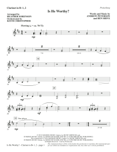 Is He Worthy? (Chamber Orchestra) von Andrew Peterson (Download) 