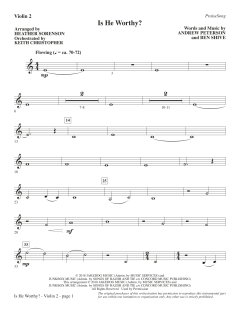 Is He Worthy? (Chamber Orchestra) von Andrew Peterson (Download) 