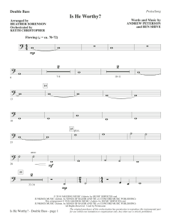 Is He Worthy? (Chamber Orchestra) von Andrew Peterson (Download) 