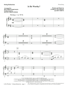 Is He Worthy? (Chamber Orchestra) von Andrew Peterson (Download) 