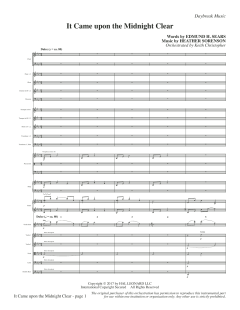 It Came Upon a Midnight Clear von Heather Sorenson (Download) 