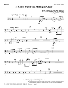 It Came Upon the Midnight Clear von Richard Storrs Willis (Download) 