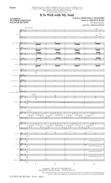 It Is Well with My Soul von Philip Paul Bliss (Download) 