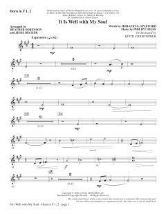 It Is Well with My Soul von Philip Paul Bliss (Download) 