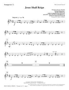 Jesus Shall Reign von Johann Sebastian Bach (Download) 