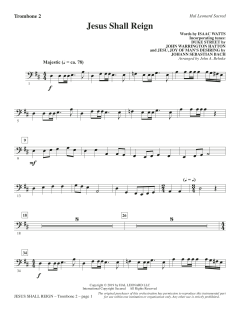 Jesus Shall Reign von Johann Sebastian Bach (Download) 