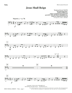 Jesus Shall Reign von Johann Sebastian Bach (Download) 