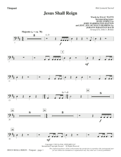 Jesus Shall Reign von Johann Sebastian Bach (Download) 