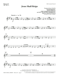 Jesus Shall Reign von Johann Sebastian Bach (Download) 