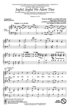 Joyful, Joyful, We Adore Thee von John Leavitt (Download) 