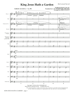 King Jesus Hath a Garden (Download) 