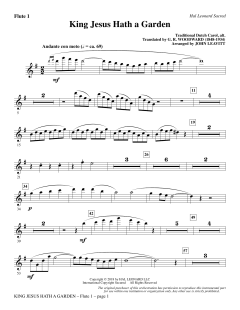 King Jesus Hath a Garden (Download) 