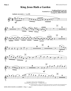 King Jesus Hath a Garden (Download) 