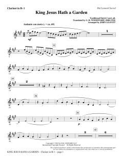 King Jesus Hath a Garden (Download) 