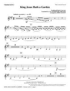 King Jesus Hath a Garden (Download) 