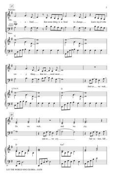 Let The World Sing Gloria von Jeremy Bose (Download) 