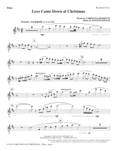 Love Came Down at Christmas von David Rasbach (Download) 