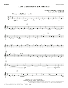 Love Came Down at Christmas von David Rasbach (Download) 