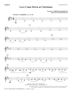 Love Came Down at Christmas von David Rasbach (Download) 