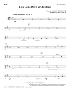 Love Came Down at Christmas von David Rasbach (Download) 