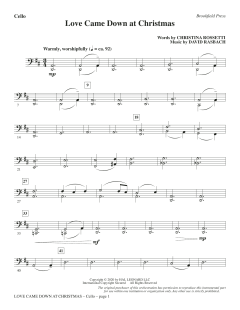 Love Came Down at Christmas von David Rasbach (Download) 